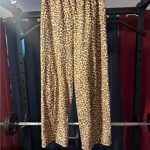 Leopard Print Pajama Pants